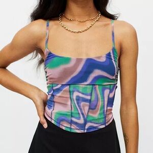 Urban Outfitters Blue and Purple Tank Top